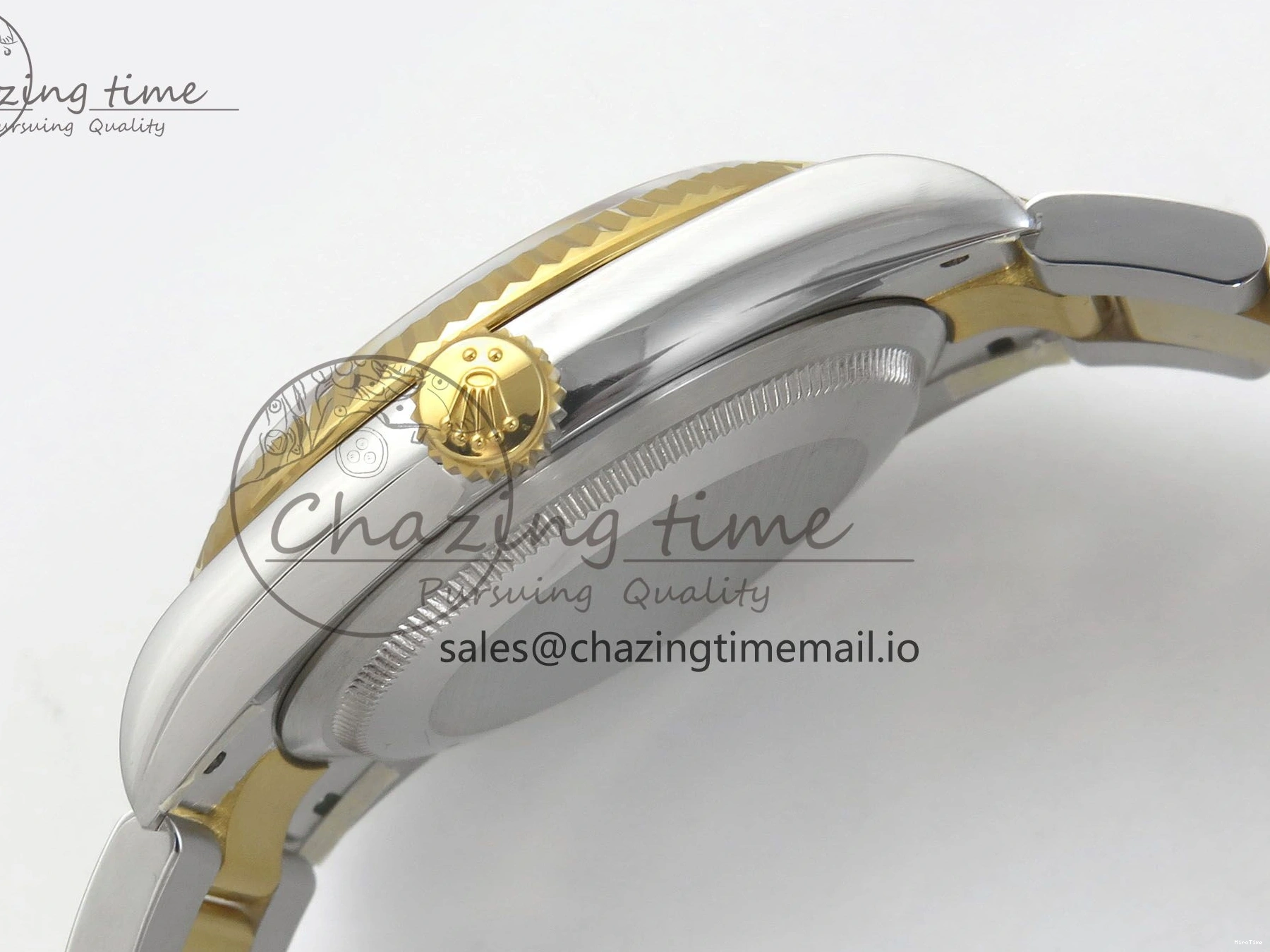 MiroTime 0510 Unisex DateJust 36 SS YG ARF 1:1 Best Edition 904L Steel YG Leaf Dial on Oyster Bracelet SH 92